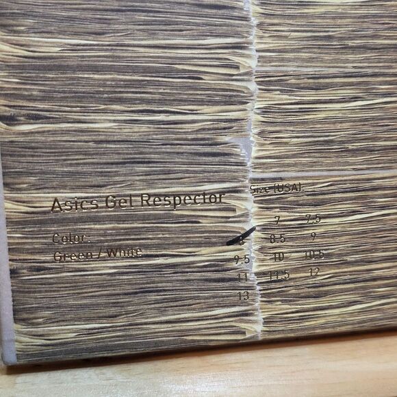 Asics X Concepts Gel Respector Coca Green Suede Special Box Men's Size 8 - Picture 11 of 11